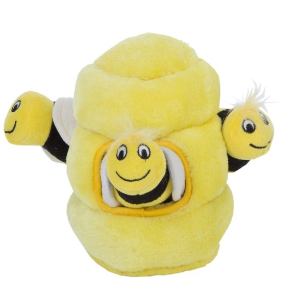none Other - Hide A Bee Plush Dog Toy Puzzle, Yellow, One-SizeCharacter:Bee